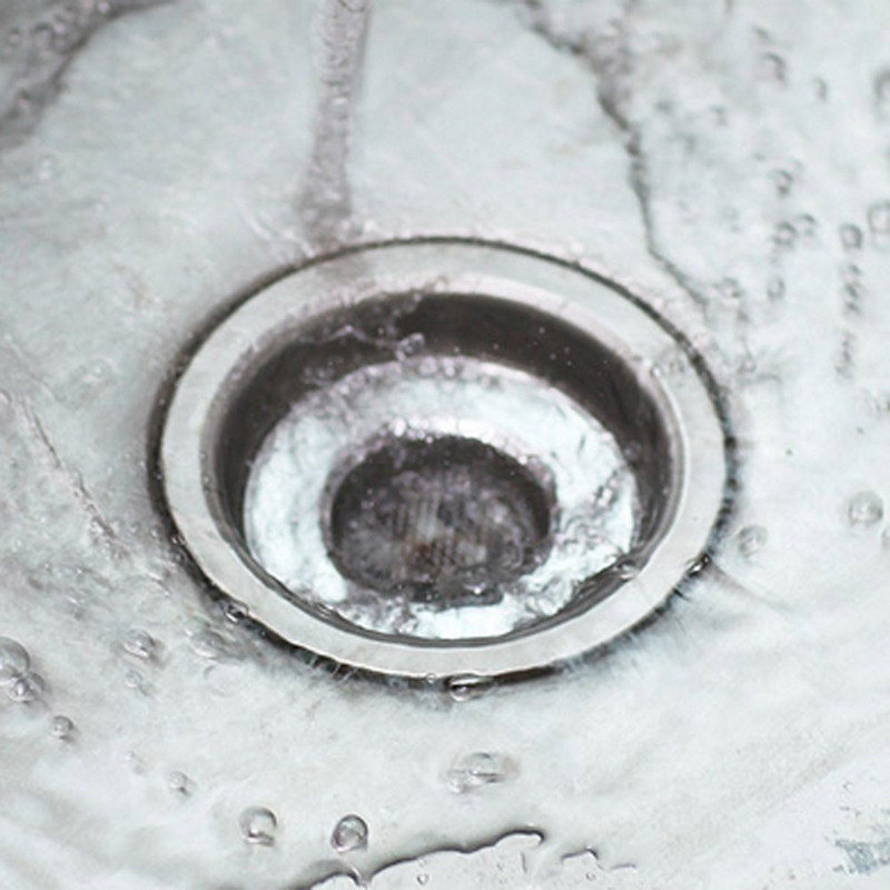 Sita de chiuveta din otel inoxidabil potrivita pentru baie si bucatarie cu un diametru interior de 4,5 cm