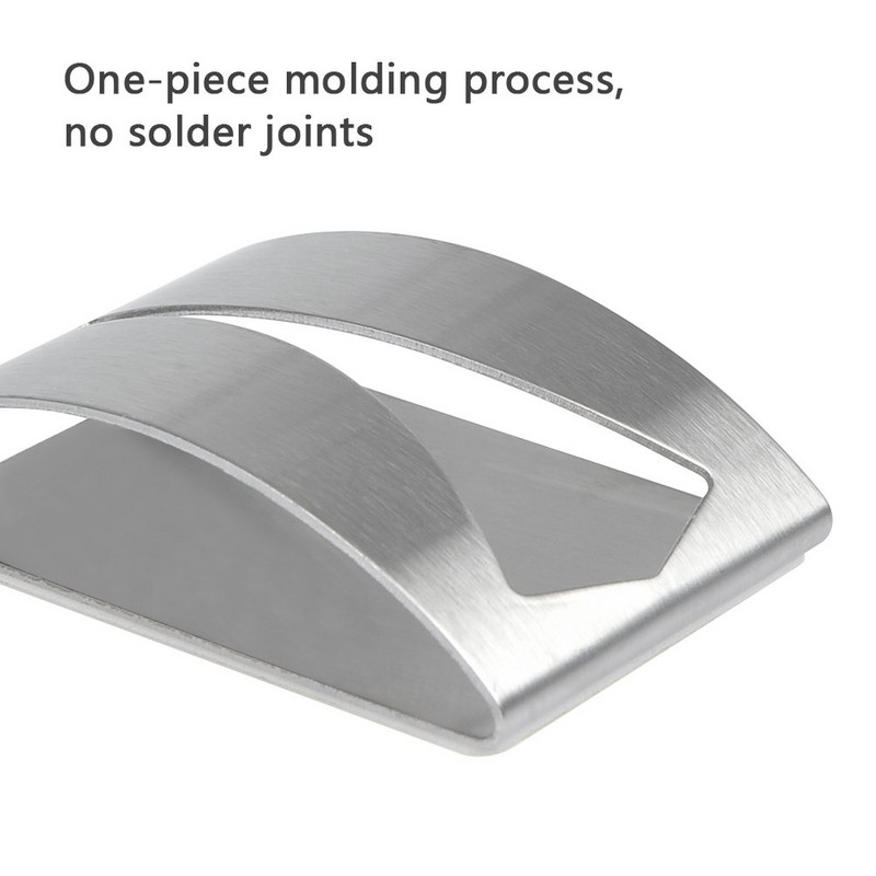 Öntapadós törülközőtartó rozsdamentes acélból, fürdőszobába és konyhába is alkalmas