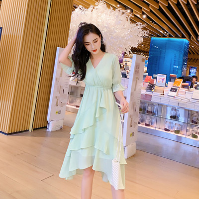 Rochie casual dama in doua culori - model croiat