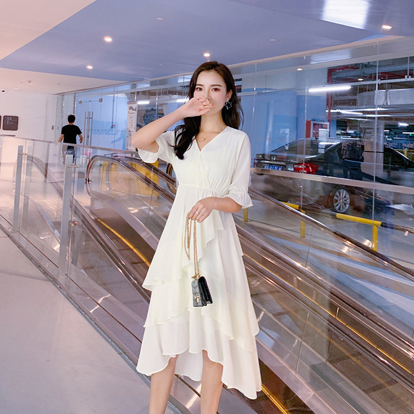 Rochie casual dama in doua culori - model croiat