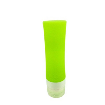 Преносима цветна силиконова бутилка за съхранение на шампоан,слънцезащитен крем и тоалетни принадлежности - 80ml