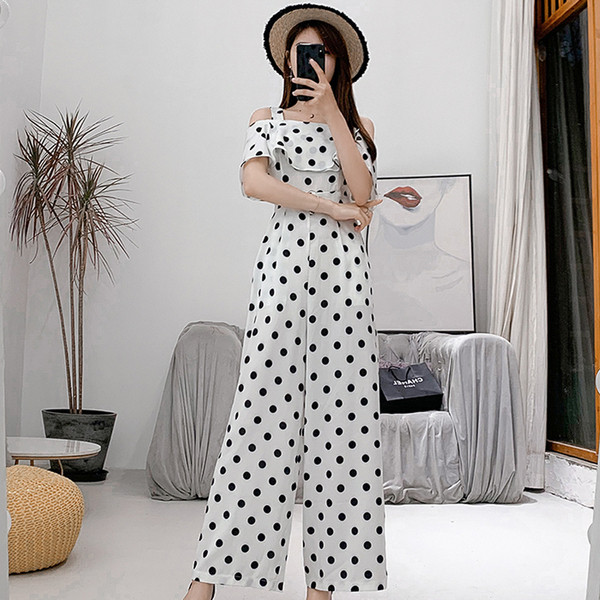 Modern női overál két színben - fekete és fehér