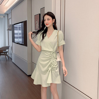 Rochie casual de dama in trei culori cu maneca scurta