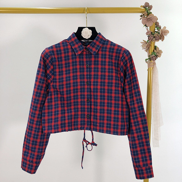 Camasa scurta in carouri model nou - doua culori