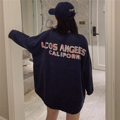 Bluză de damă sport-casual cu inscripție în trei culori