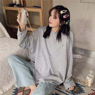 Bluză de damă sport-casual cu inscripție în trei culori