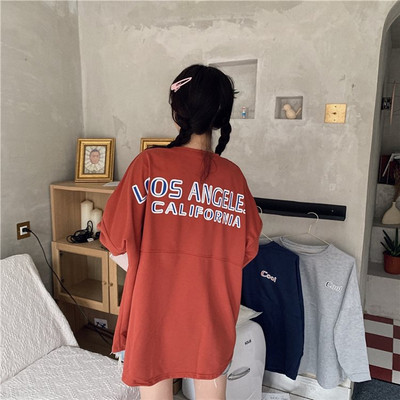 Bluză de damă sport-casual cu inscripție în trei culori