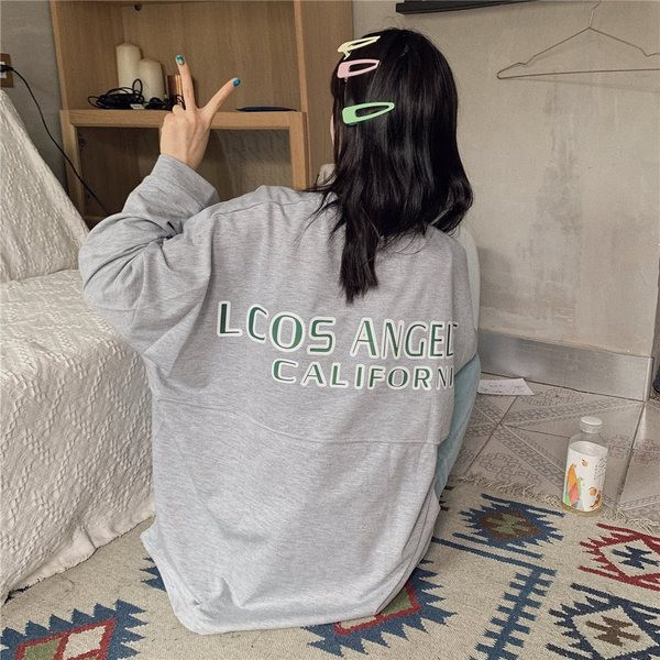 Bluză de damă sport-casual cu inscripție în trei culori