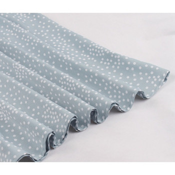 Rochie casual de dama cu bretele subtiri si curea in albastru