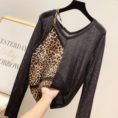 Modern női pulóver V-nyakkal