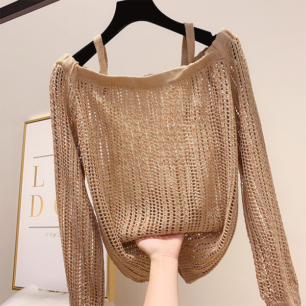 Kötött női pulóver négy színben