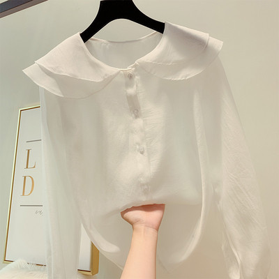 Stílusos női ing gombokkal több színben