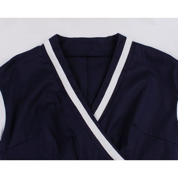 Alkalmi női ruha V-nyakú kék színben