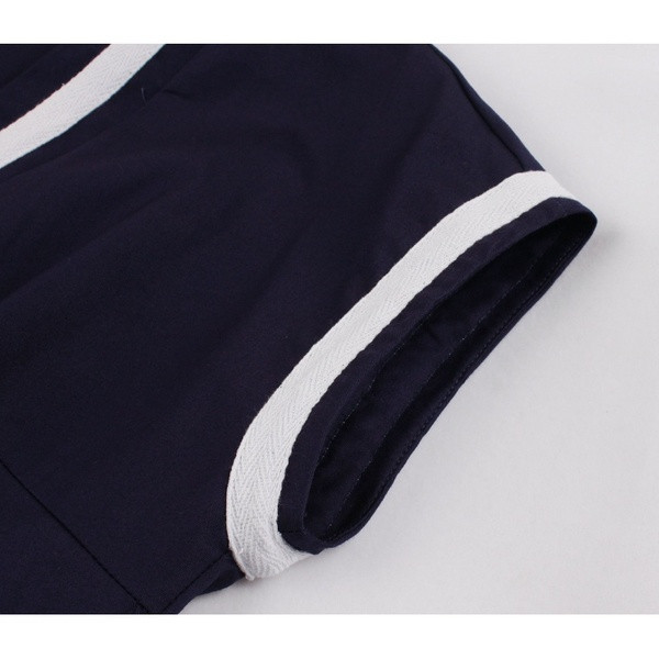 Alkalmi női ruha V-nyakú kék színben