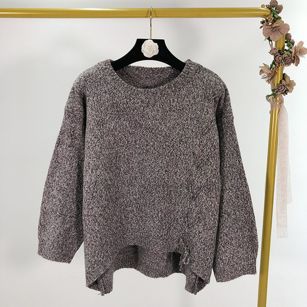 Pulover de dama cu maneca lunga - model larg