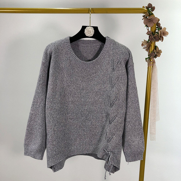 Pulover de dama cu maneca lunga - model larg