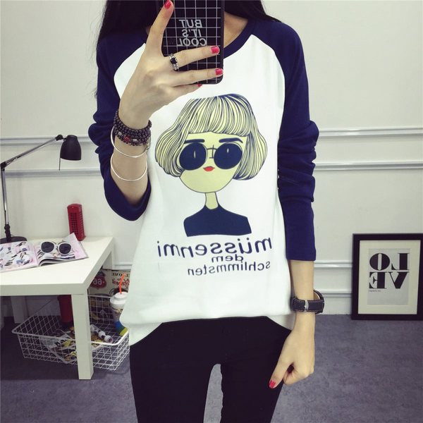 Női alkalmi blúz O-nyakkal és rátéttel