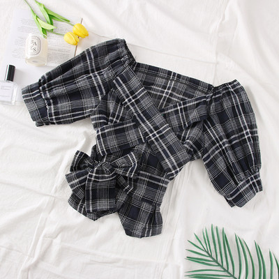 Cămașă de damă modernă în dungi cu o panglică în mai multe culori