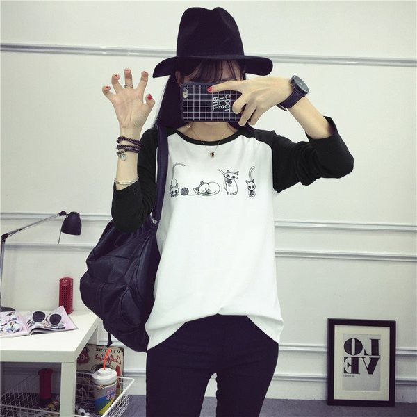 Bluza casual dama cu aplicatie in doua culori