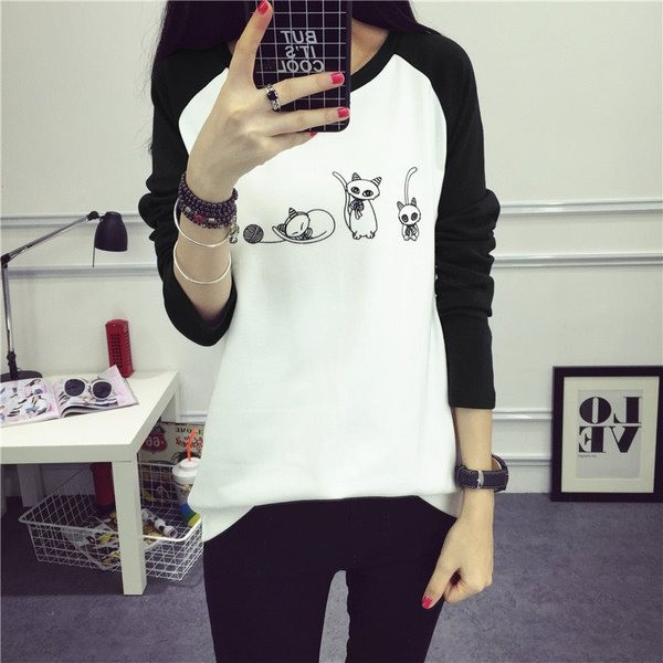 Bluza casual dama cu aplicatie in doua culori