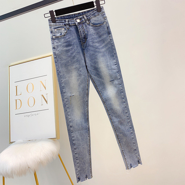 Női magas derekú farmernadrág