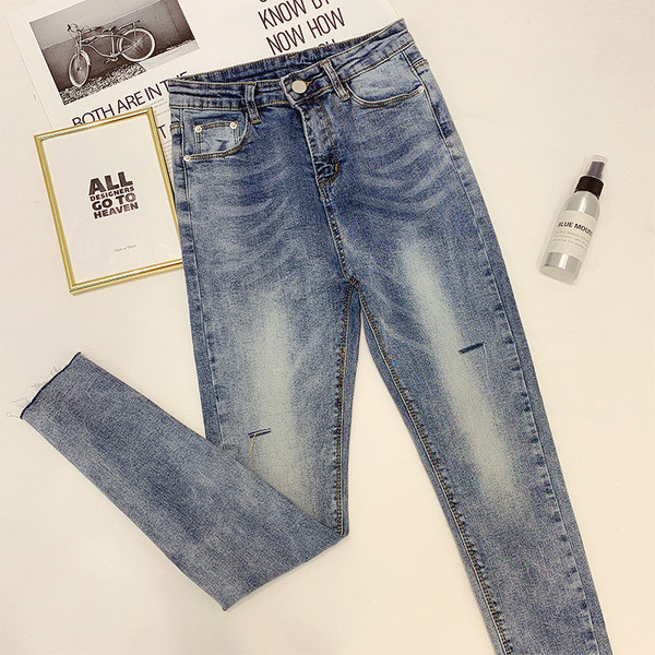 Női magas derekú farmernadrág