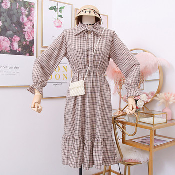 Modern női ruha nyakkendővel - több színben