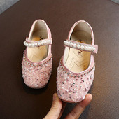 Stílusos gyerekcipő négy színben kövekkel és gyöngyökkel