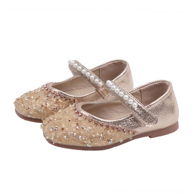 Stílusos gyerekcipő négy színben kövekkel és gyöngyökkel