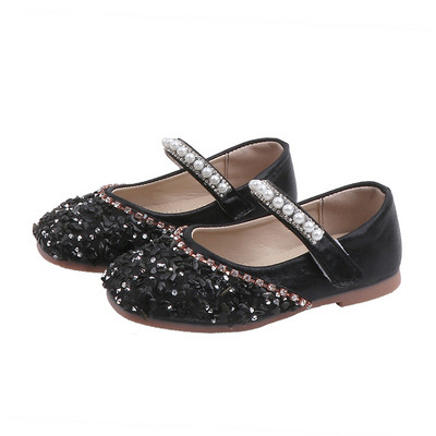 Stílusos gyerekcipő négy színben kövekkel és gyöngyökkel