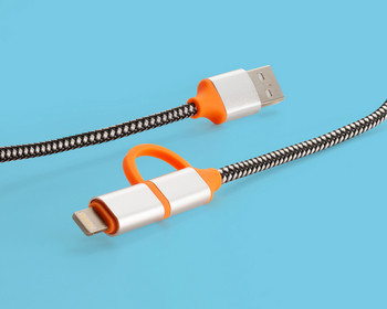 USB кабел за зареждане  Micro usb + type L