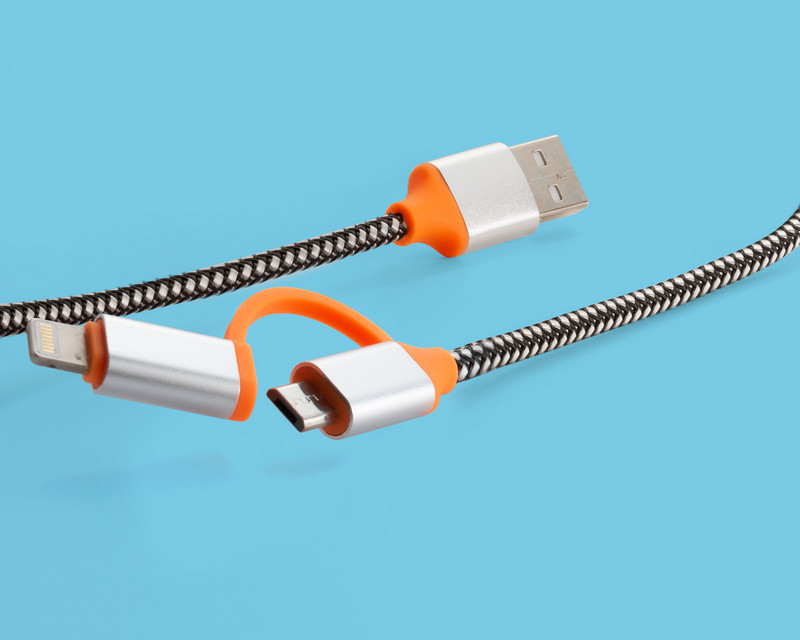USB кабел за зареждане  Micro usb + type L