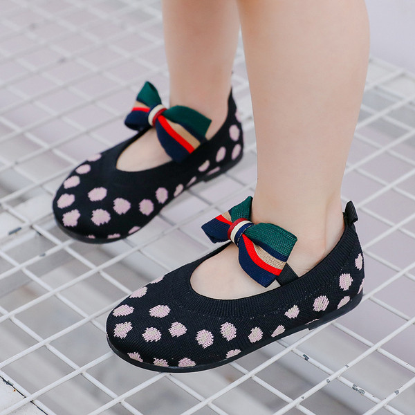 Pantofi casual pentru copii cu panglica-pentru fete