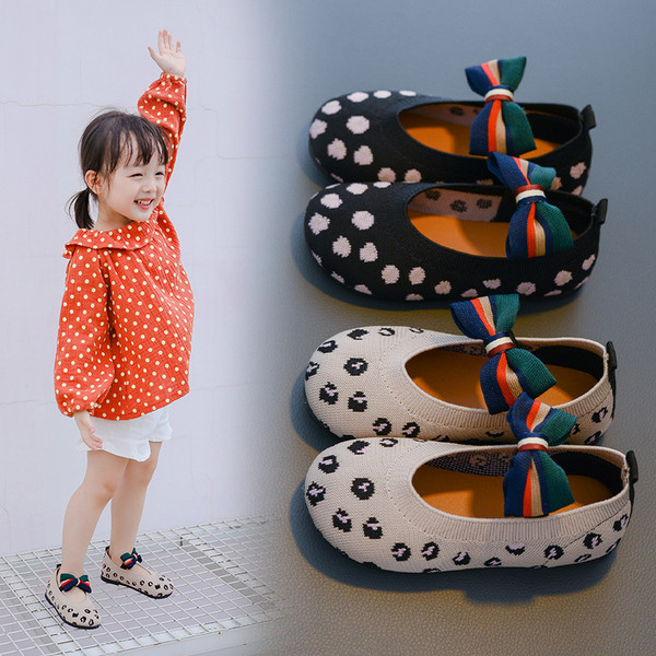 Pantofi casual pentru copii cu panglica-pentru fete