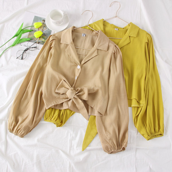 Új modell stílusos női ing több színben