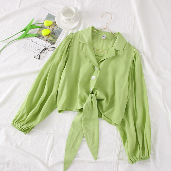 Új modell stílusos női ing több színben