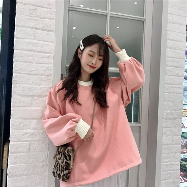 Bluza casual dama - model larg in mai multe culori