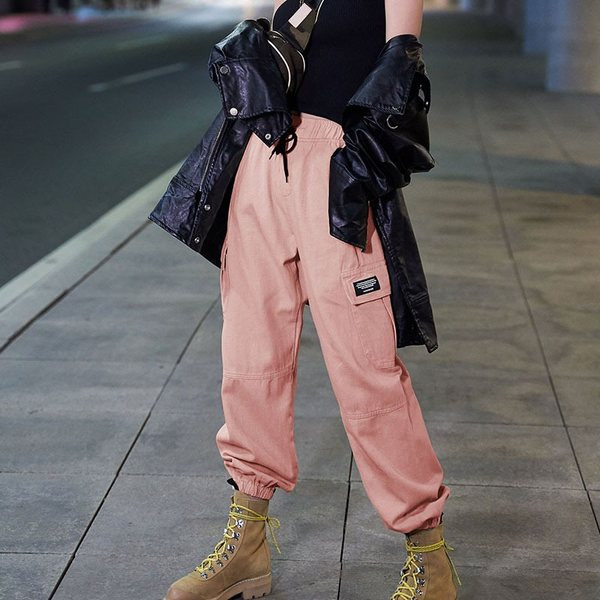 Pantaloni de dama sport si casual cu talie elastica in doua culori