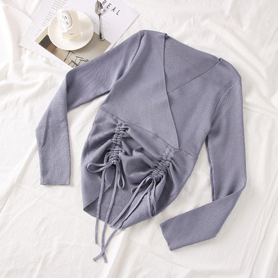 Új modell női pulóver V-nyakkal - többféle színben