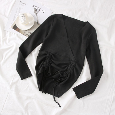 Új modell női pulóver V-nyakkal - többféle színben