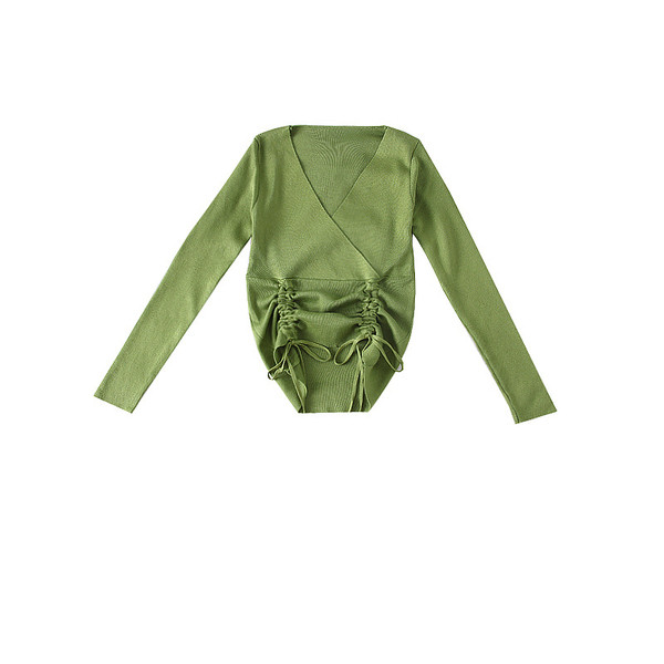 Új modell női pulóver V-nyakkal - többféle színben