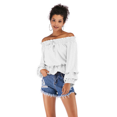 Alkalmi női ing ejtett ujjakkal több színben