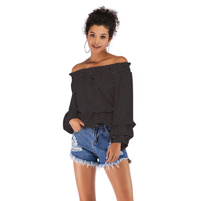 Alkalmi női ing ejtett ujjakkal több színben