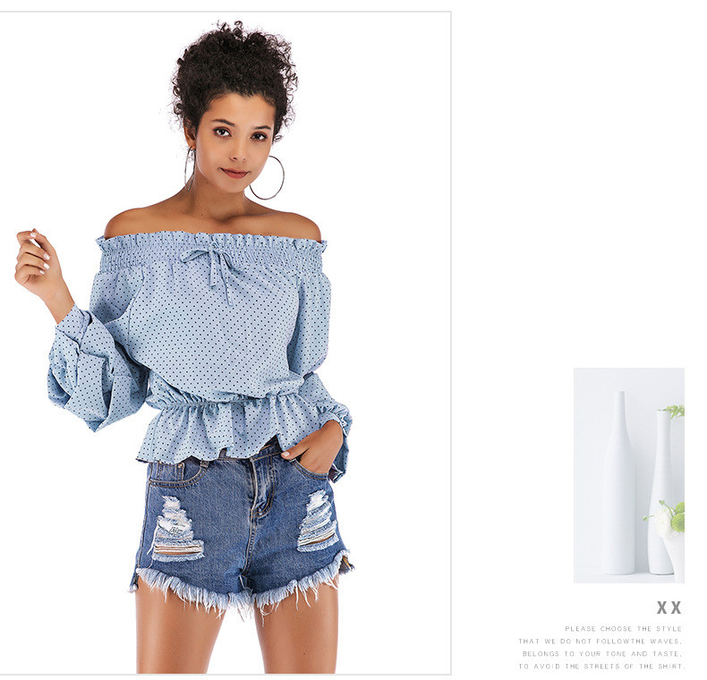 Alkalmi női ing ejtett ujjakkal több színben