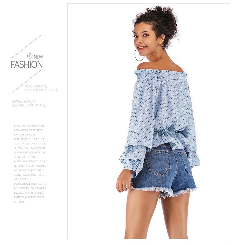 Alkalmi női ing ejtett ujjakkal több színben