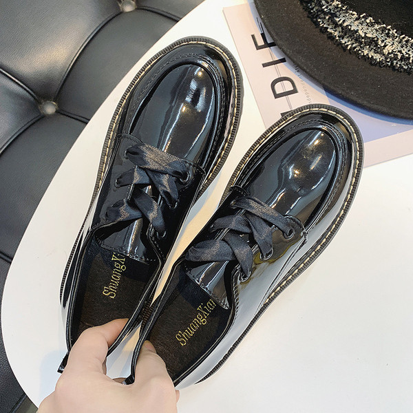 Pantofi dama casual cu sireturi in visiniu si negru