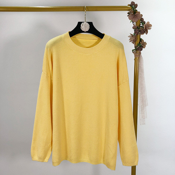 Női pulóver sima modell - négy színben