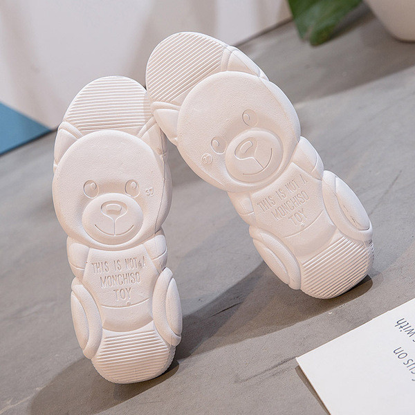 Pantofi casual dama in alb, roz si negru