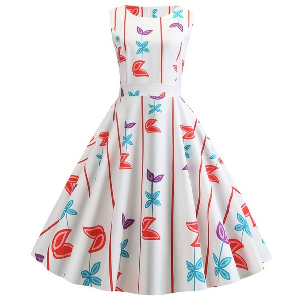 Modern női ruha széles pántokkal, többféle színben