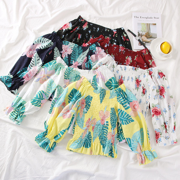 Színes női blúz csupasz váll, több színben